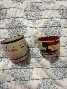 Vintage Terracotta Egg cups England